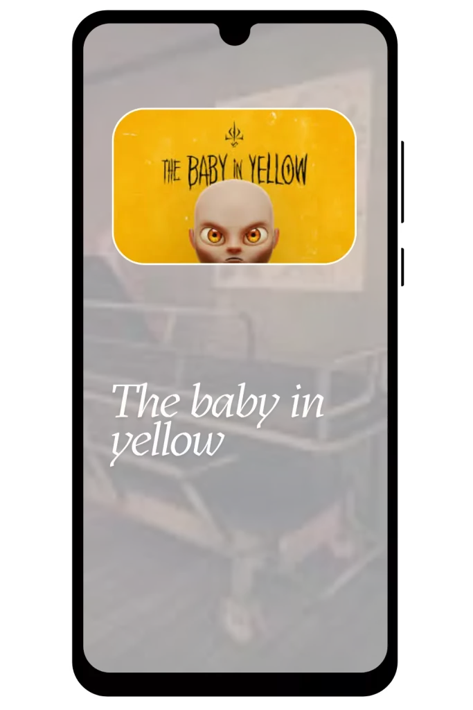 The baby in yellow